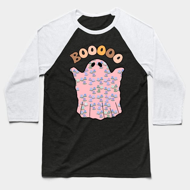 Boo! Halloween! Baseball T-Shirt by IdinDesignShop